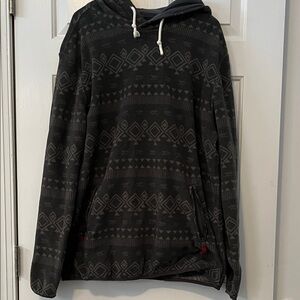 Chubbies Black Patterned Hoodie